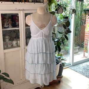 Delicate Tiered Midi Dress - One size